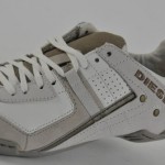 MEN DIESEL KORBIN II WHITE BEIGE CLASSIC CASUAL US 7.5 NIB NO RESERVE