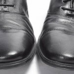 COLE HAAN 8.5 black leather AIR ADAMS CAP TOE lace up oxford dress shoe $198
