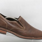 Mens shoes COLE HAAN Stratton brown leather NIKE AIR slip on loafers sz 9.5 M