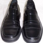 Men’s Shoes COLE HAAN Nike Air LOAFERS Size 9M Leather Black Black