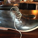 cole haan men’s shoes boot brown green leather 9M lace up