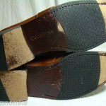 COLE HAAN SZ 10 M BROWN LEATHER SLIP ON MOCS LOAFER SHOE