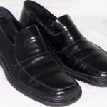 Men’s Shoes COLE HAAN Nike Air LOAFERS Size 9M Leather Black Black