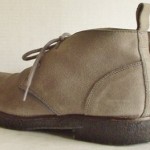 Mens DIESEL EFFECT Gray Leather Indie Grunge Chukka Ankle Boots size 8.5