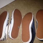 Lot Of 2 Vans Slip on shoes size 13 Black & White & Black & Gray