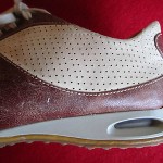 Cole Haan Nike Air oxfords 10.5 M brown tan leather VGC breathing holes