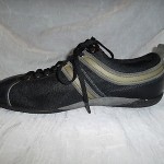 Boss Hugo Boss Black Mesh Striped Sneaker Size 10 US Size 43 EU