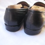 COLE HAAN BLACK LEATHER PENNY LOAFERS  MENS SIZE 9 D