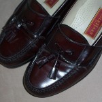 Men’s Cole Haan Brown Leather Sole Pinch Tassel Shoes Loafers Slip Ons size 10D