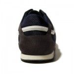 $225 Hugo Boss ORANGE Label Sneakers Navy Blue Mens Shoes 10 43 Trainers 9.5