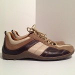 Cole Haan Mens Shoes Size 10.5 Oxfords Sneakers Tan Brown Leather Suede Ivory