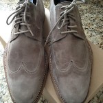 New $378.00 Cole Haan Vincenti Wing Oxford Men’s US 8.5 M Fossil Suede