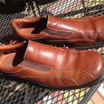 Men’s Cole Haan Brown Leather Nike Air Loafers Slip On Shoes Size 13