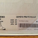 MEN’S USED DIESEL GUENO BRONZE METALLIC LEATHER ANKLE BOOT SHOE, SZ 10 (44 EU)