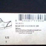 Store Display $295 Hugo Boss “Martin” White Casual Shoes US-7 UK-6 EU-40