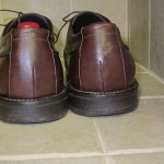 Boss Hugo Boss Lace-Up Brown Leather Moc Toe Oxford Shoes-Size 9.5 D- Made Italy