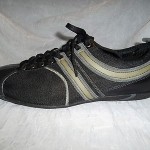Boss Hugo Boss Black Mesh Striped Sneaker Size 10 US Size 43 EU