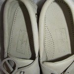 COLE HAAN Mens Off White Boat Deck Shoes Pebbled Buckskin Leather Sz 12 M EPOC