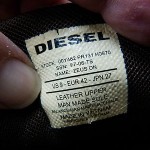 GENUINE DIESEL ZEUS ON TRAINERS BROWN LEATHER & SUEDE MENS SIZE 9