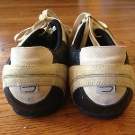 MEN’S USED DIESEL HUGO BLACK & WHITE SUEDE TRAINER SNEAKER SHOE, SZ 12 (45 EU)