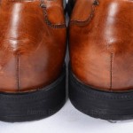 COLE HAAN 10 brown leather NIKE AIR split toe oxford derby blucher shoe C09161
