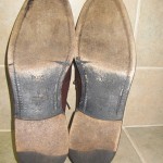Boss Hugo Boss Lace-Up Brown Leather Moc Toe Oxford Shoes-Size 9.5 D- Made Italy