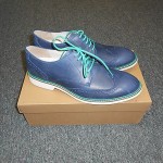 New Cole Haan Air Franklin WingTip Ocean Suede Size 12M