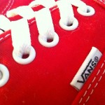 Authentic Red Vans: Men’s Size 13