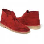 SUPREME X CLARKS  Map Suede Desert Boot -Deadstock Sz 10 Red