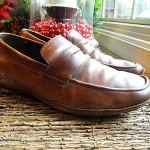 Cole Haan ~ Vintage Brown Leather Penny Loafer/Driving Moc ~ US Size 8.5 M