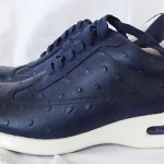 Cole Haan Air Conner Navy Blue Ostrich Print Men’s Size 8.5 M NIB