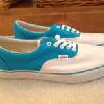 Custom Vans Era Blue/White Size 12 Mens