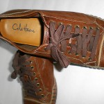 Cole Haan men fashion sneakers casual lace up shoes brown leather size 10.5