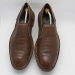 Mens shoes COLE HAAN Stratton brown leather NIKE AIR slip on loafers sz 9.5 M