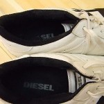 DIESEL REMYSIZE 13 M WHITE LEATHER FASHION SNEAKERS