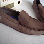 NIB $165 Mens Diesel “Onestyle” Brunette Leather Loafers Shoes Boots VERY NICE!