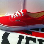 Authentic Red Vans: Men’s Size 13
