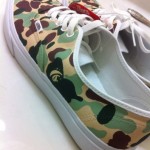 BAPE(Bathing Ape) Themed CUSTOM VANS. Mens 9.5/Womens 11