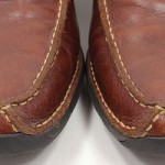► COLE HAAN NIKE AIR ◄ Mens US 10 Brown marble leather casual loafer driving Moc