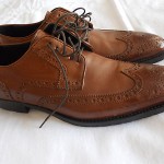 Hugo Boss Wing Tip in Medium Brown New w/o box Originally $275.00