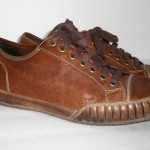 Cole Haan men fashion sneakers casual lace up shoes brown leather size 10.5