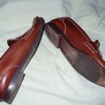 d COLE HAAN BROWN LEATHER PENNY LOAFERS MENS 10.5 D