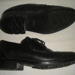COLE HAAN MEN’S BLACK LEATHER LACE UP SHOES SZ 9.5 W
