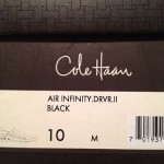 New Cole Haan Air Infinity Driver Black size 10M