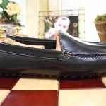 COLE HAAN Black Leather Driving Moccasins Shoes Size 11.5 M
