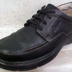Clarks Mens XTRLite Sphinx Black Leather Casual Oxfords Shoes 86214 size 9.5 M