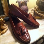 SHARP MENS  COLE HAAN BROWN LEATHER DRESS LOAFERS SIZE 9.5 M