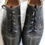 Cole Haan Nike Air Black Leather Oxford Walking Shoes – Size 12 M