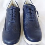 Cole Haan Air Conner Navy Blue Ostrich Print Men’s Size 8.5 M NIB