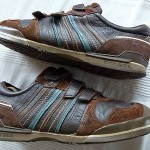GENUINE DIESEL ZEUS ON TRAINERS BROWN LEATHER & SUEDE MENS SIZE 9